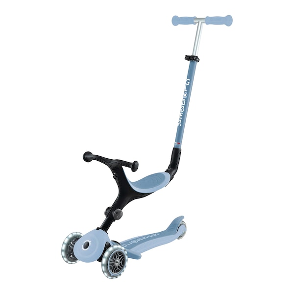 babywalz GlobberScooter 3in1 Go-Up active ECO mit Leuchtrollen blaubeere blaubeere Rabatte dieses Monats