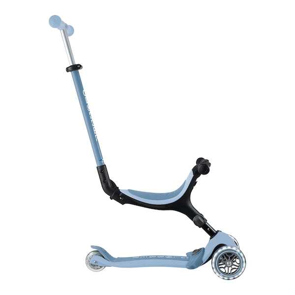 babywalz GlobberScooter 3in1 Go-Up active ECO mit Leuchtrollen blaubeere blaubeere Rabatte dieses Monats