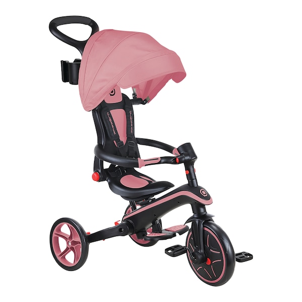 babywalz GlobberDreirad Explorer Trike foldable 4in1 rosa 2025