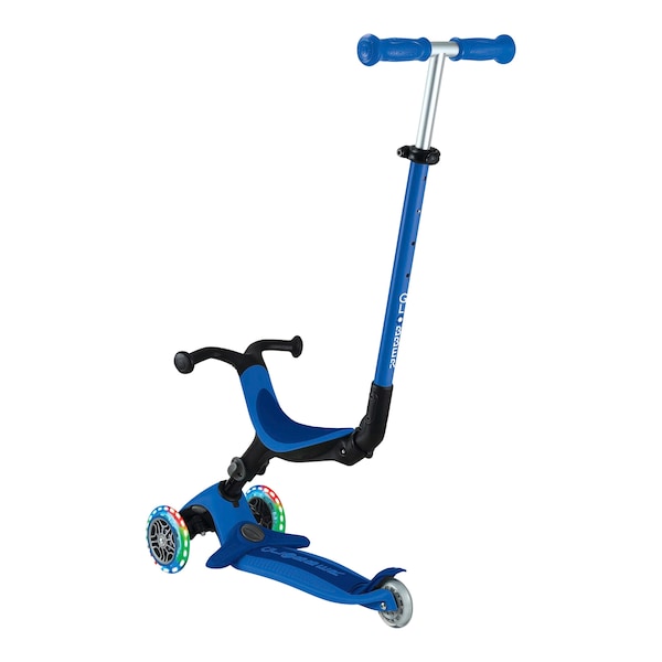 babywalz GlobberScooter 3in1 Go-Up active mit Leuchtrollen blau Online