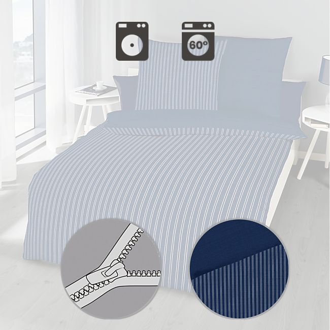 babybutt Kaeppel Mako-Satin Wendebettwäsche "Eternity Combo" Valentinstagsangebot
