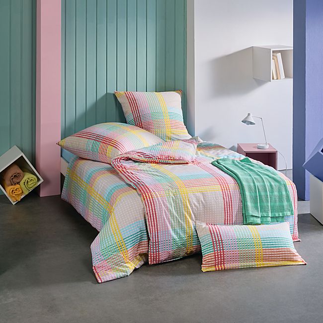 babybutt REDBEST Mix & Match Seersucker Bettwäsche "Karo" Bis zu 55% Rabatt