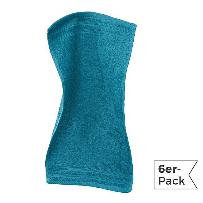 babybutt Erwin Müller Walk-Frottier Gästetuch "Heidelberg" im 6er-Pack