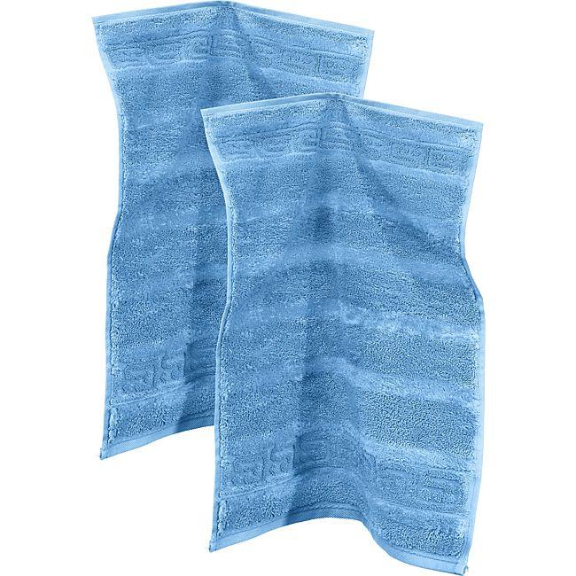 babybutt Cawö Walk-Frottier Gästetuch "1001 Noblesse" im 2er-Pack Limitierter Zeitrabatt
