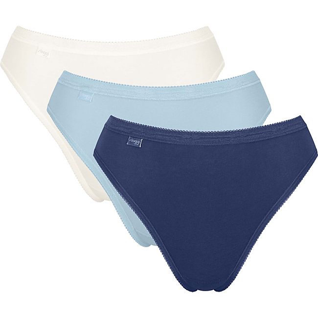 babybutt Sloggi Single-Jersey Damen-Slip "Basic+" im 3er-Pack Super Sparpreis