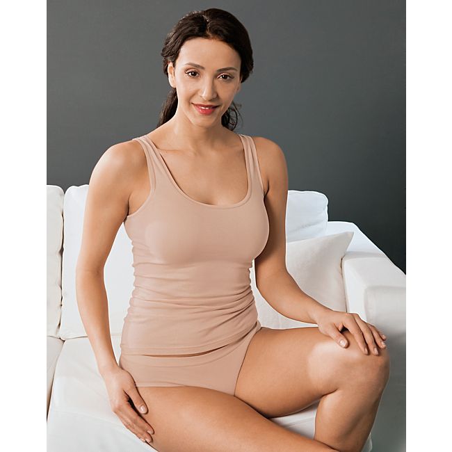 babybutt Conta Feinripp Damen-Unterhemd im 4er-Pack Super Sparpreis