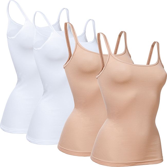 babybutt Conta Feinripp Damen-Unterhemd im 4er-Pack Zeitbegrenzte Promotion