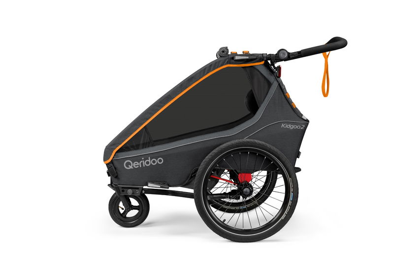 babyonlineshop Qeridoo Kidgoo 2 FIDLOCK Edition Fahrradanhänger Kauf eins, bekomm eins gratis