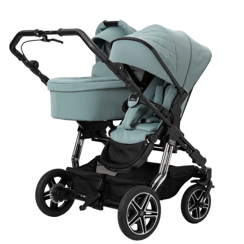 babyonlineshop Hartan 2025 Zwillings-/Geschwisterwagen Two Select – schwarz Letzte 3 Tage