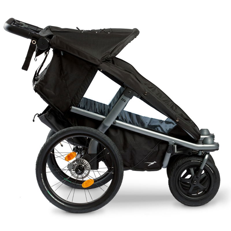 babyonlineshop tfk Velo 2 Fahrradanhänger schwarz JETZT KAUFEN