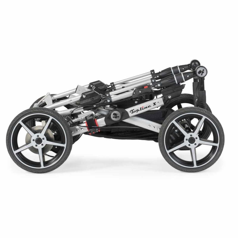 babyonlineshop Hartan Topline X Kinderwagen mit Kombitasche im Design chocolate hearts Letzte 2 Tage