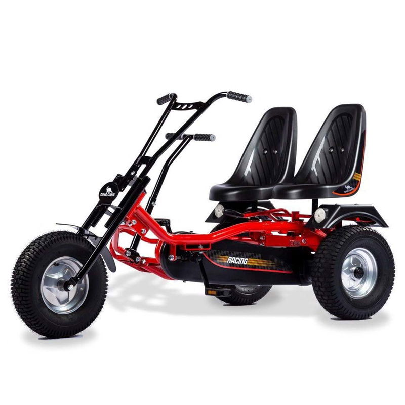 babyonlineshop Dino Cars 2Rider F GoKart rot/schwarz mit Offroad/Breitreifen Im Verkauf