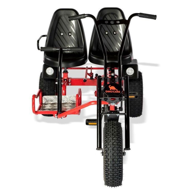 babyonlineshop Dino Cars 2Rider F GoKart rot/schwarz mit Offroad/Breitreifen Im Verkauf