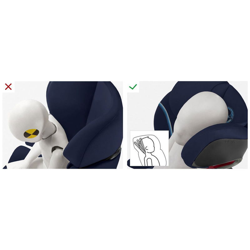babyonlineshop CYBEX Solution X-Fix Kindersitz Blue Moon Gruppe 2/3 Günstiger Verkauf