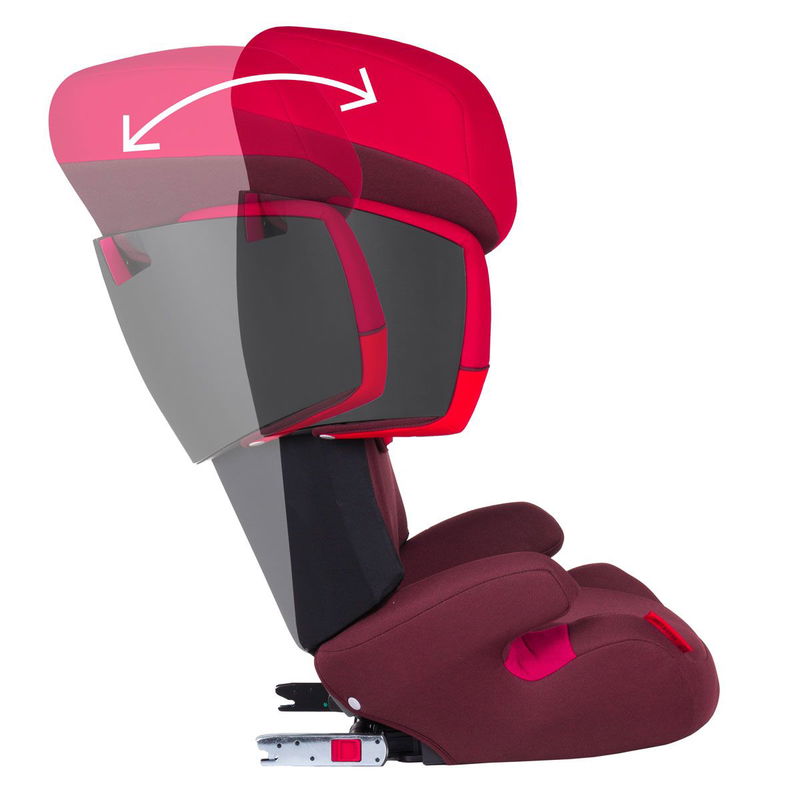 babyonlineshop CYBEX Solution X-Fix Kindersitz Rumba Red Gruppe 2/3 Meist gekauft