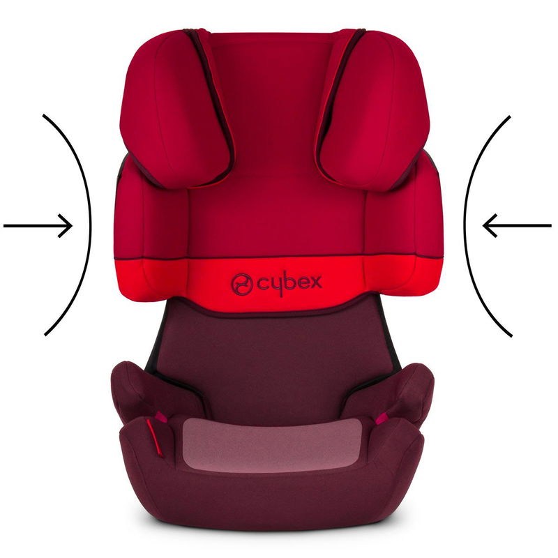 babyonlineshop CYBEX Solution X-Fix Kindersitz Rumba Red Gruppe 2/3 Meist gekauft