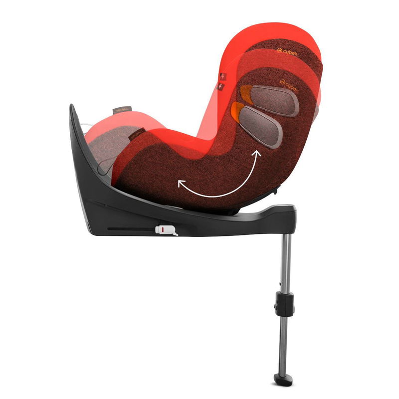 babyonlineshop CYBEX Sirona Zi i-Size Babyschale Soho Grey ab Geburt bis 105 cm (ca. 4 Jahre) Fabrikpreis