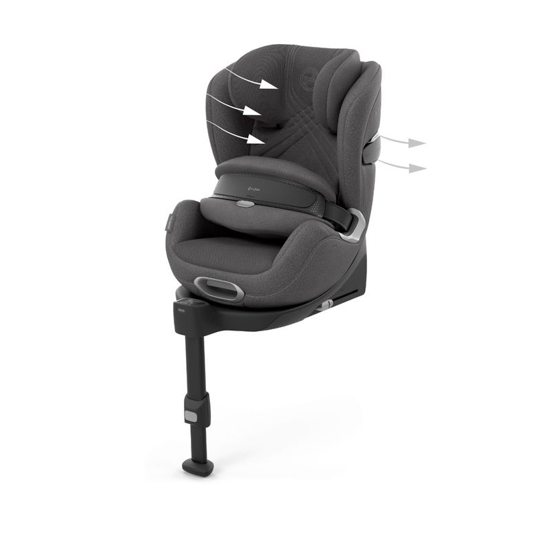 babyonlineshop CYBEX Anoris T2 i-Size Kindersitz Plus Mirage Grey Ab 15 Monate bis ca. 7 Jahre Saisonschlussverkauf