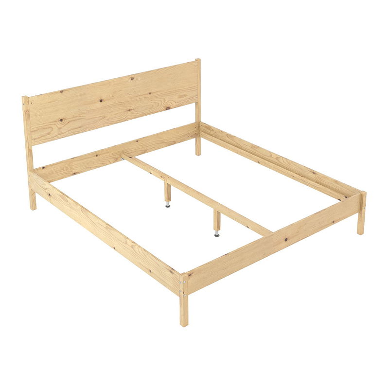 babyonlineshop Nature Kid Fabi Familienbett natur 180 x 200 cm Doppeltbett und 90 x 200 cm Einzelliege Lagerräumung