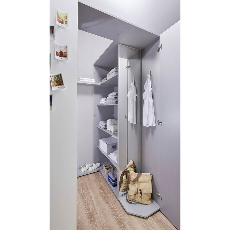 babyonlineshop Wimex Norderney Eckschrank begehbar 120 cm Weiß Neueste Mode