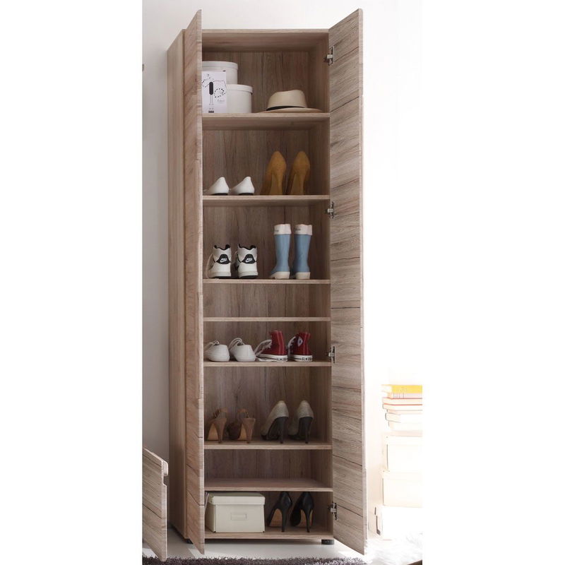 babyonlineshop trendteam Malea Garderobenschrank Eiche San Remo hell Blitzangebot