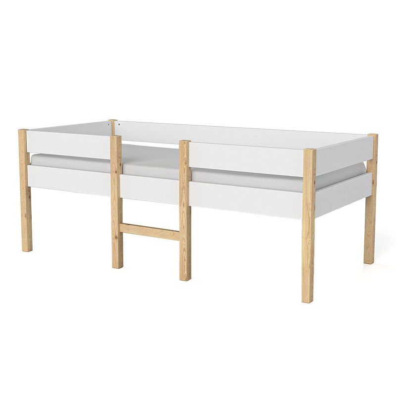 babyonlineshop Artkid Amy Kojenbett weiß/natur 90x200 cm aus massiver Kiefer Bis zu 65% Rabatt