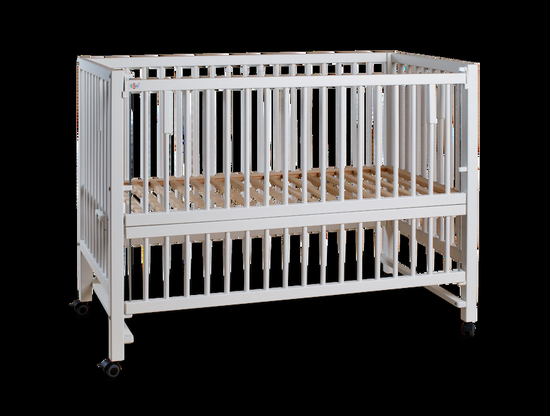 babyonlineshop tiSsi XXL Kinderbett / Beistellbett Hajo weiß 60 x 120 cm Vierteljährliche Förderung