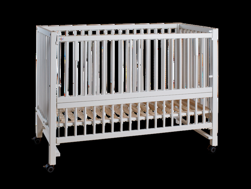 babyonlineshop tiSsi XXL Kinderbett / Beistellbett Hajo weiß 60 x 120 cm Vierteljährliche Förderung