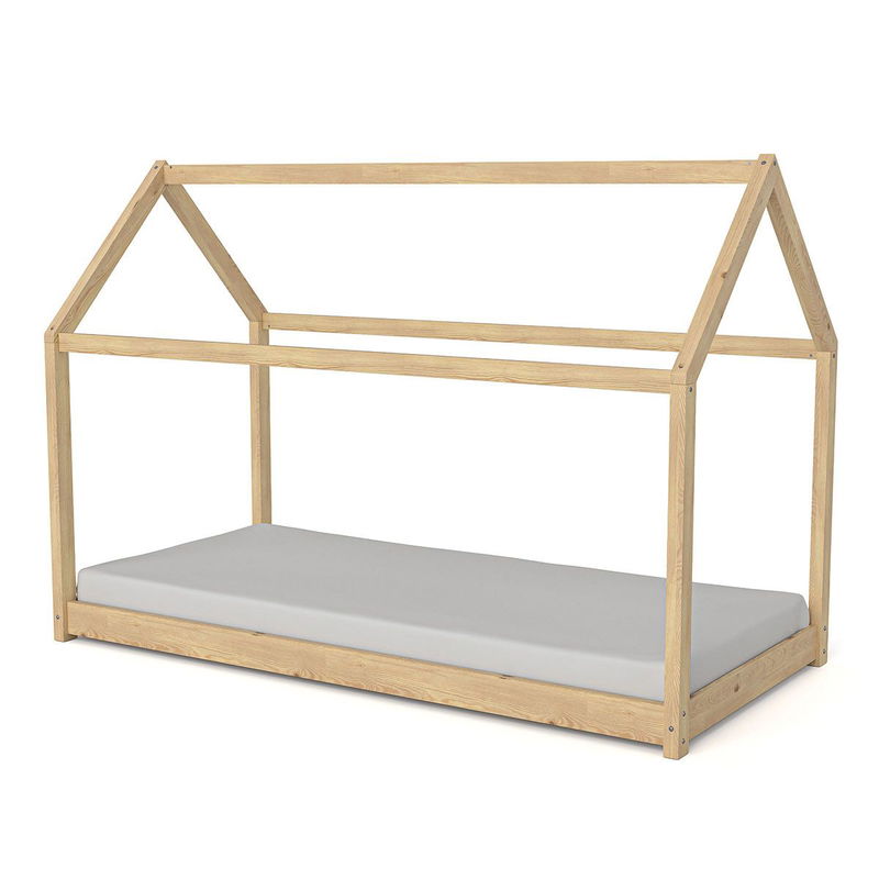 babyonlineshop Artkid Haley Hausbett natur 90x160 cm aus massiver Kiefer Discount Store für neue Produkte