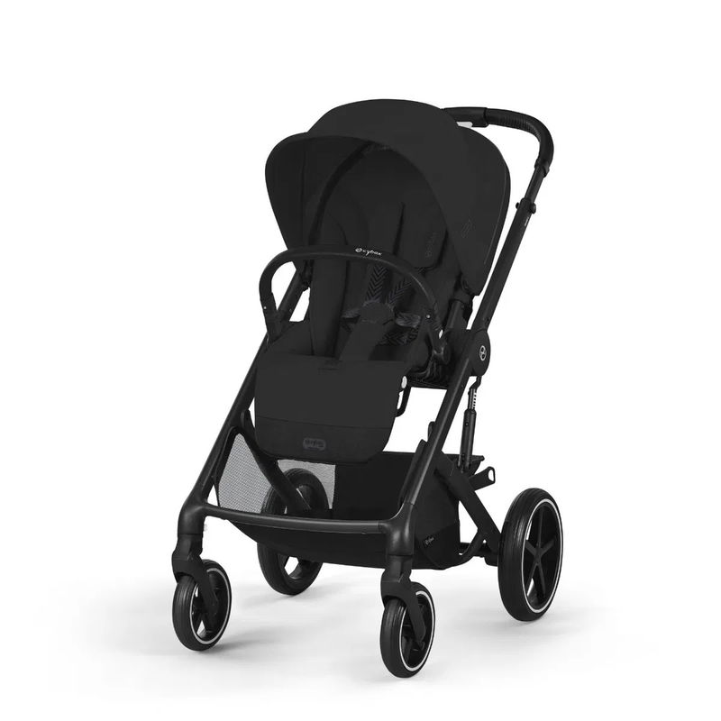 babyonlineshop CYBEX Balios S LUX Kinderwagen + Cloud T i-Size Bundle Moon Black Fabrikverkauf