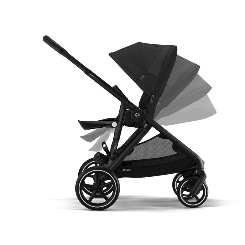 babyonlineshop CYBEX Gazelle S Kinderwagen Moon Black + Cloud T I-Size + Zubehör Bundle Fabrik Onlineshop