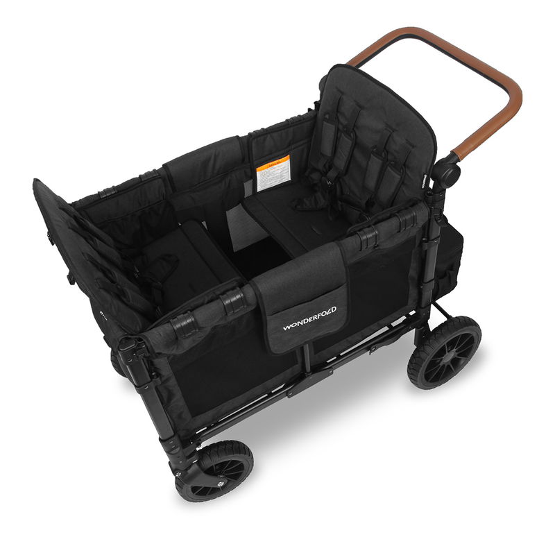 babyonlineshop WonderFold W4 Luxe Bollerwagen - Volcano Black Begrenztes Angebot