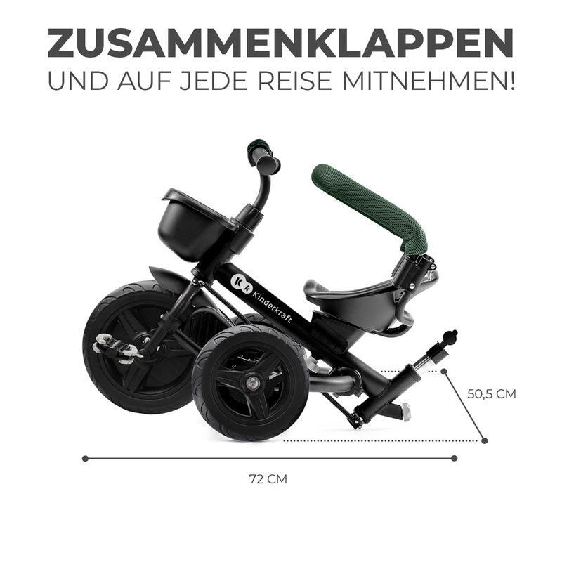 babyonlineshop Kinderkraft AVEO Dreirad mystic green Osterangebot