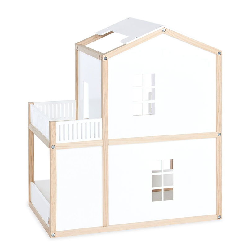 babyonlineshop Pinolino Puppenhaus Ida Kiefer und MDF weiß lackiert Neueste Mode