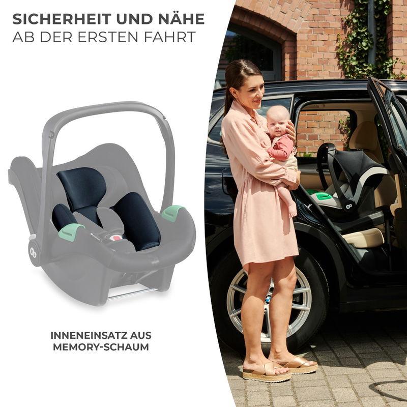 babyonlineshop Kinderkraft MINK PRO i-Size Kindersitz black 40-75 cm Tiefpreis