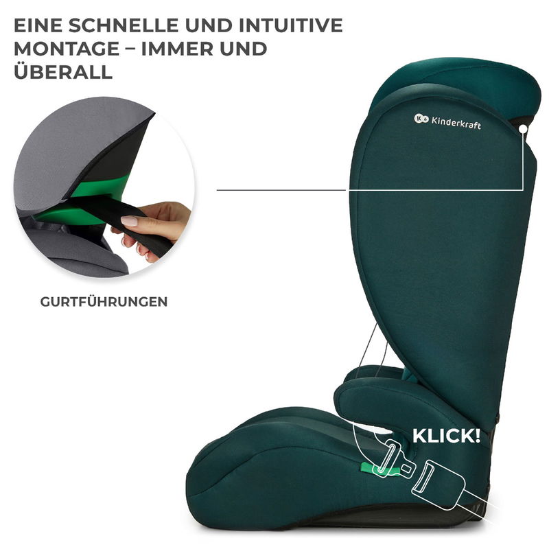 babyonlineshop Kinderkraft Kindersitz I-SPARK i-Size green JETZT KAUFEN
