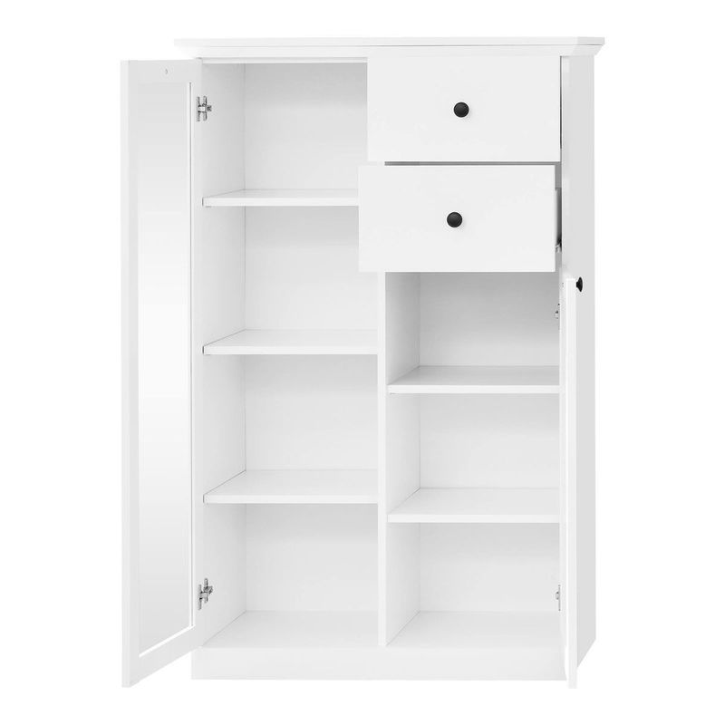 babyonlineshop trendteam Baxter Anbauwand 4-teilig weiß Dekor Bis zu 65% Rabatt