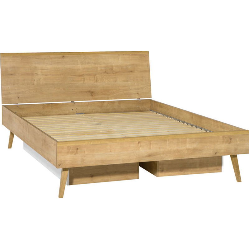 babyonlineshop VOX Nature Bett 140x200 cm mit glattem Kopfteil eiche Super Rabatt