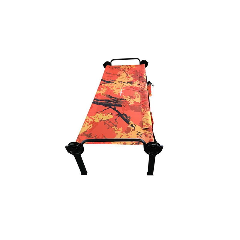 babyonlineshop Sol-O-Cot Einzelbett orange Limited Edition mit Seitentasche das Campingbett von Disc-O-Bed Blitzverkäufe