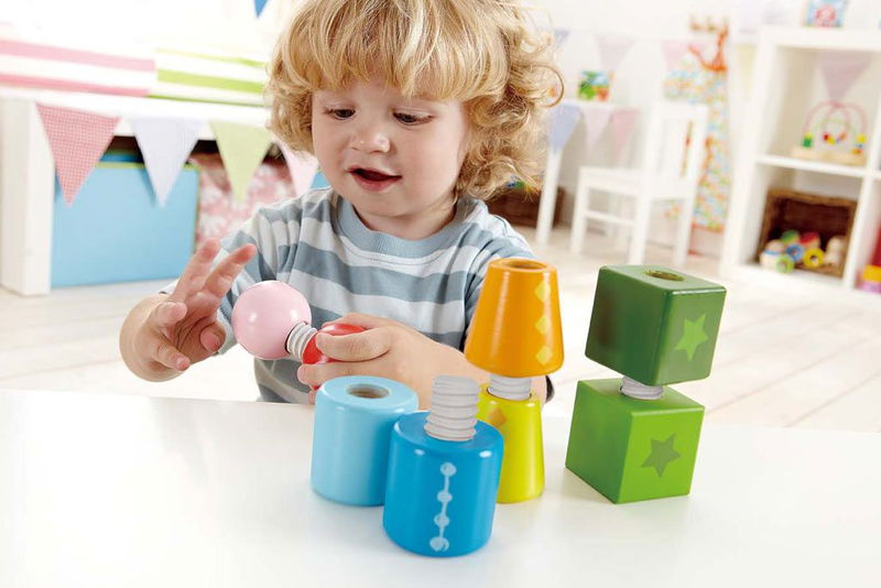 babyonlineshop Hape Schraubklötze E0416 Fabrik Onlineshop