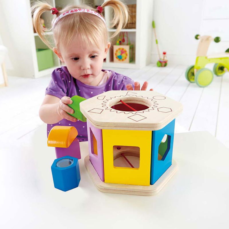 babyonlineshop Hape Sortierbox Shake & Match E0407 Versandkostenfrei