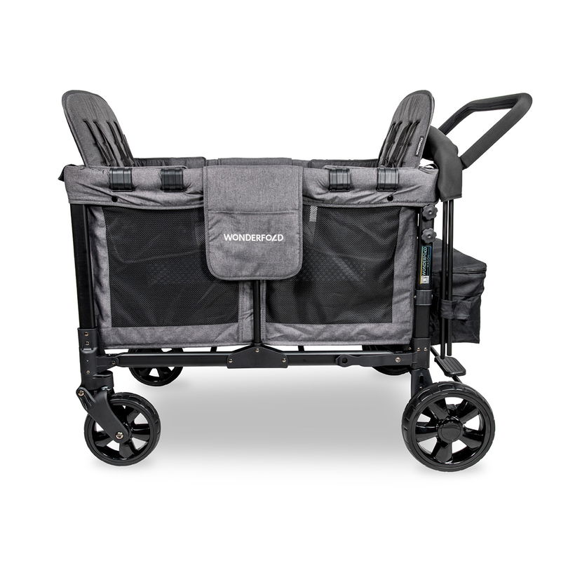babyonlineshop WonderFold W4 Original Bollerwagen - Charcoal Grey Begrenztes Angebot