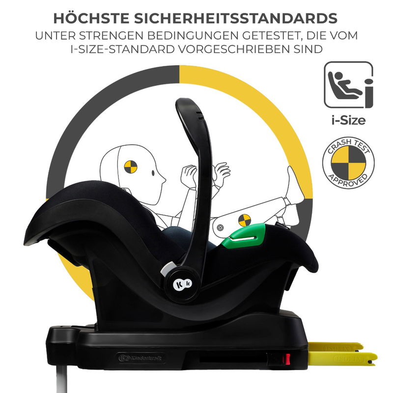 babyonlineshop Kinderkraft Kinderwagen 4in1 NEWLY Mink Pro classic black + base Räumungsverkauf