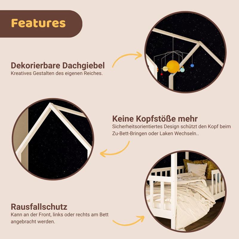 babyonlineshop Artkid Benni Hausbett Natur 90 x 200 cm Wochenangebot