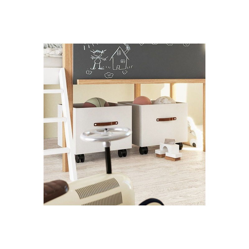 babyonlineshop Nature Kid Cory Hausbett mit Rutsche 90 x 200 weiß Begrenzte Freigabe
