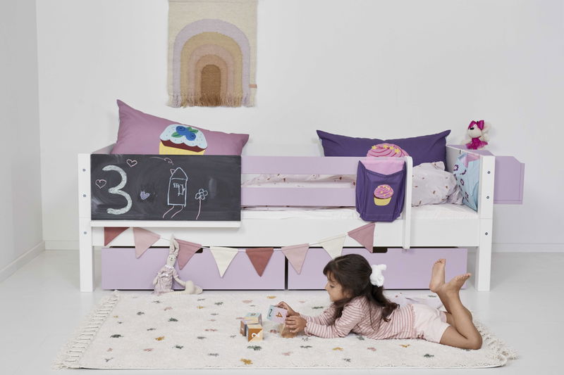 babyonlineshop Manis-h Einzelbett ohne Lattenrost 140x200 cm einfarbig - 22 Farben wählbar Zeitbegrenzte Promotion
