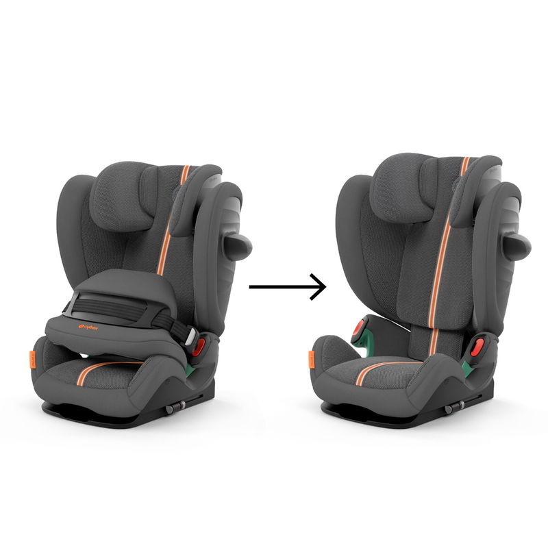 babyonlineshop CYBEX Pallas G i-Size Plus Kindersitz Lava Grey Gruppe 1 2 3 Black Friday Preise
