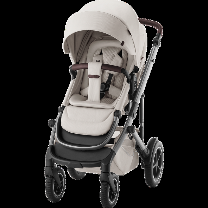 babyonlineshop Britax Smile 5Z 3-in-1 Set Soft Taupe LUX - Sportwagen + Babywanne + Baby-Safe Pro Neuheiten