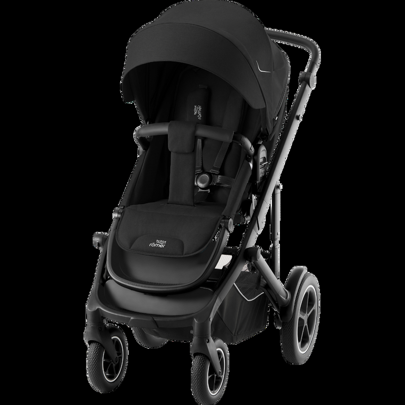 babyonlineshop Britax Römer Smile 5Z Kinderwagen Bundle Space Black Kauf eins, bekomm eins gratis