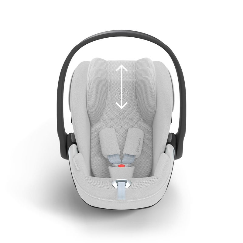 babyonlineshop CYBEX Cloud T i-Size Plus Platinum White Babyschale Letzte 2 Tage